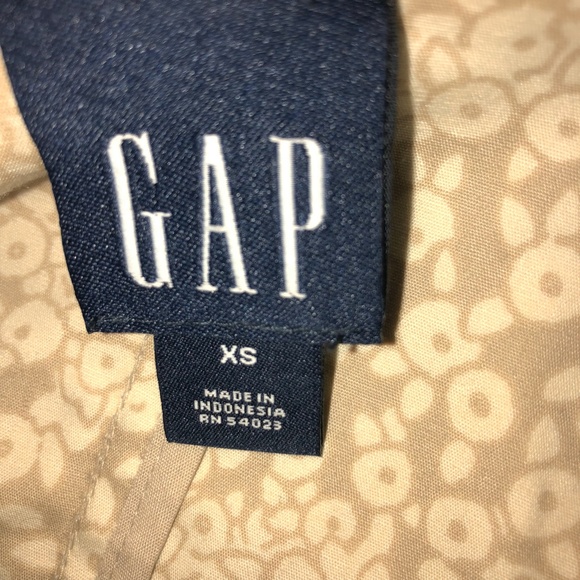 Gap Tan Beige Trench Coat Size XS - Picture 3 of 4